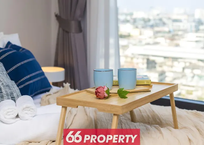 Apartment Cozy Sky Retreat Walk To Bts, Sukhumvit Soi 62 *