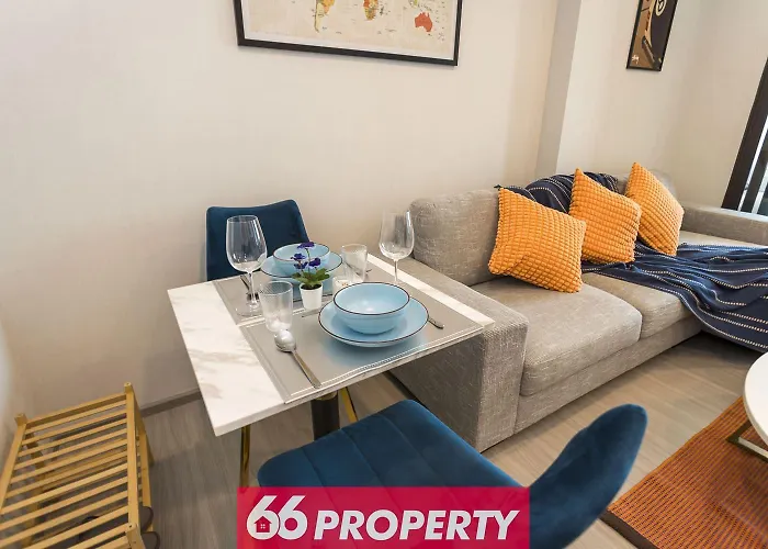 Cozy Sky Retreat Walk To Bts, Sukhumvit Soi 62 Apartment